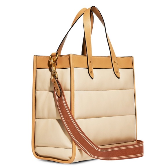 COACH Field Colorblock Quilted Leather Tote - Picture 3 of 12